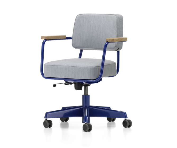 Fauteuil direction pivotant bleu marcoule