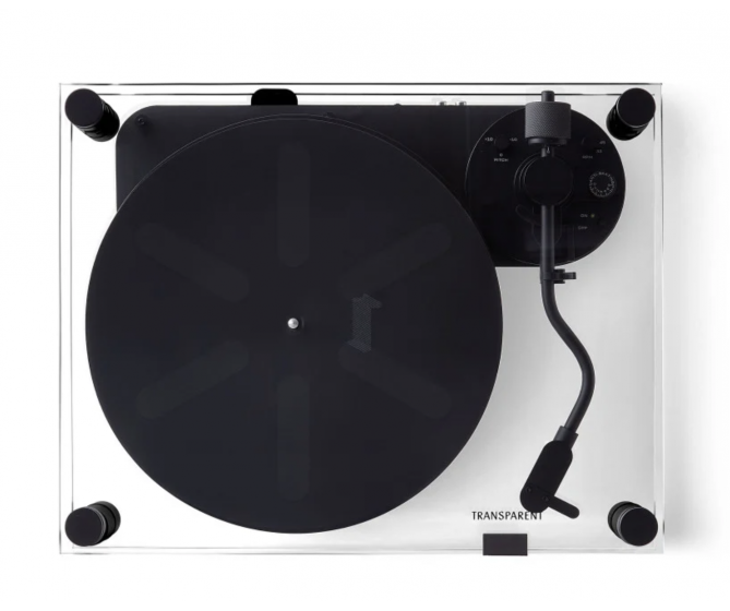 Transparent turntable