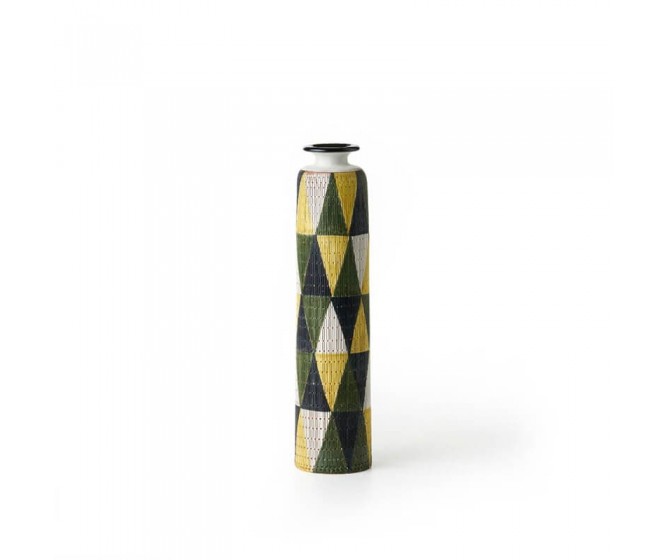 bitossi ceramiche multicolour ceramic vase