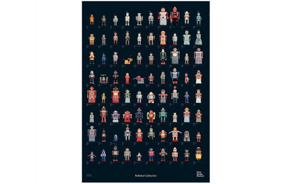 Póster R.F. Robot Collection