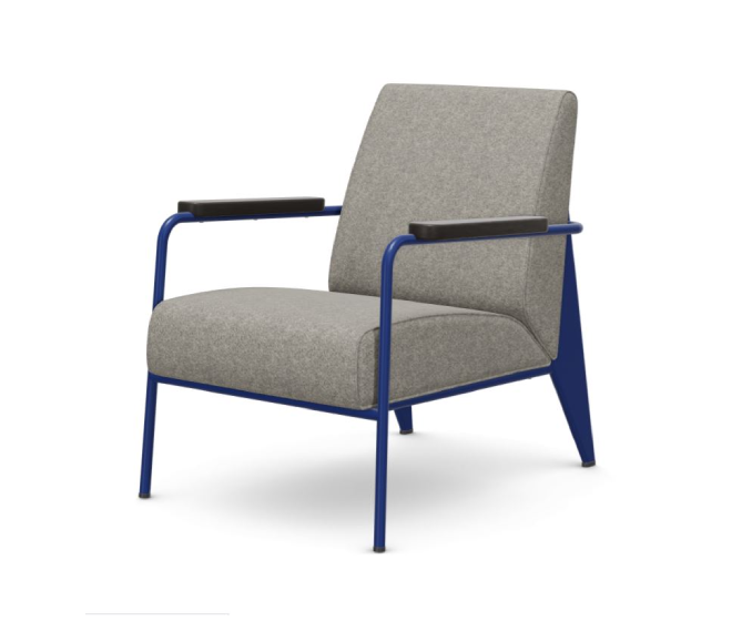 Fauteuil de Salon bleu marcoule